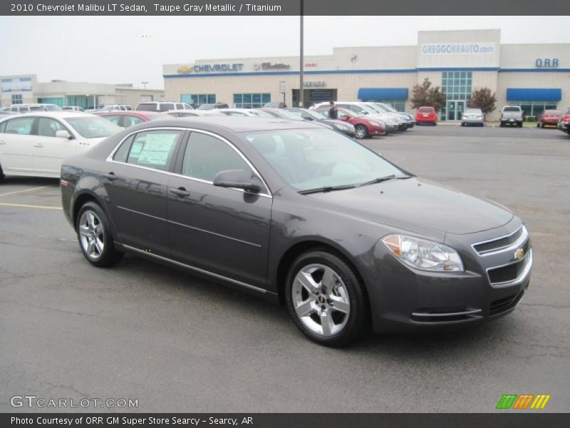 Taupe Gray Metallic / Titanium 2010 Chevrolet Malibu LT Sedan