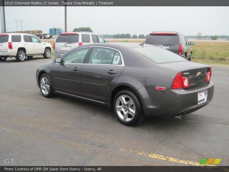 Taupe Gray Metallic / Titanium 2010 Chevrolet Malibu LT Sedan