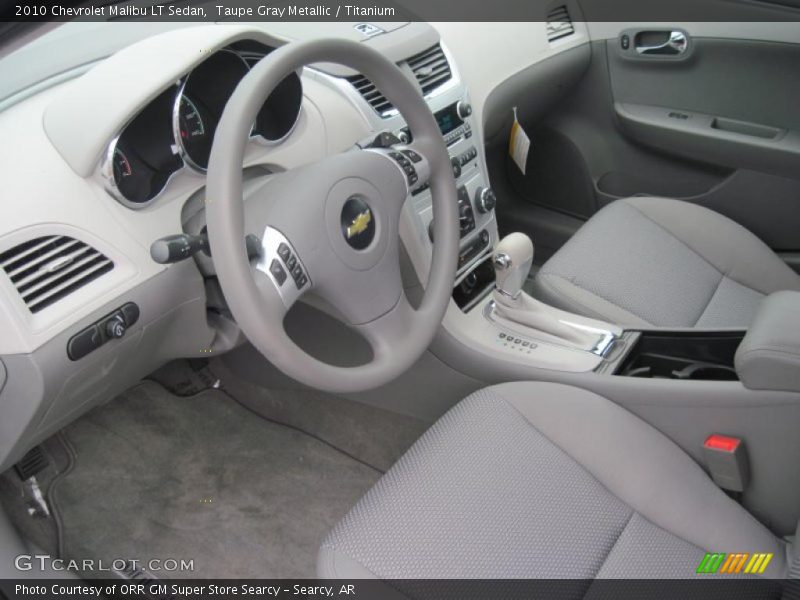 Taupe Gray Metallic / Titanium 2010 Chevrolet Malibu LT Sedan
