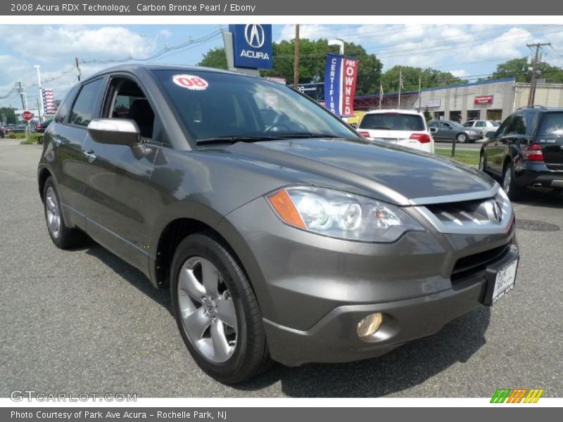 Carbon Bronze Pearl / Ebony 2008 Acura RDX Technology
