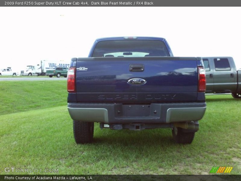 Dark Blue Pearl Metallic / FX4 Black 2009 Ford F250 Super Duty XLT Crew Cab 4x4