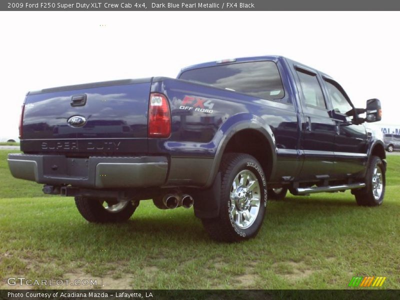 Dark Blue Pearl Metallic / FX4 Black 2009 Ford F250 Super Duty XLT Crew Cab 4x4