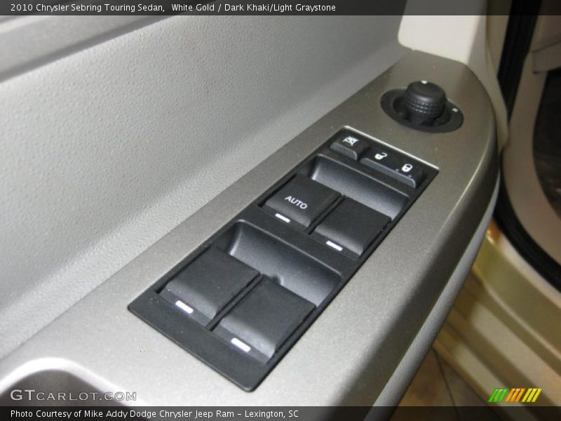 White Gold / Dark Khaki/Light Graystone 2010 Chrysler Sebring Touring Sedan