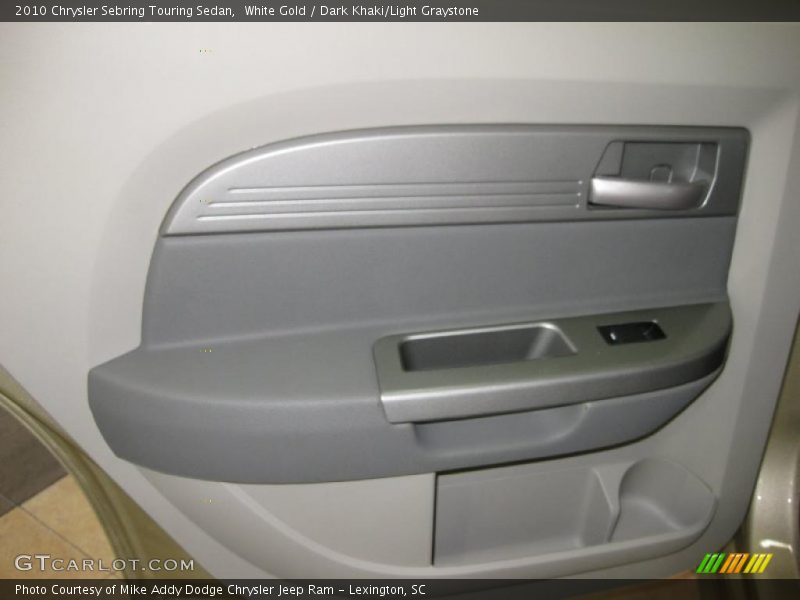 White Gold / Dark Khaki/Light Graystone 2010 Chrysler Sebring Touring Sedan