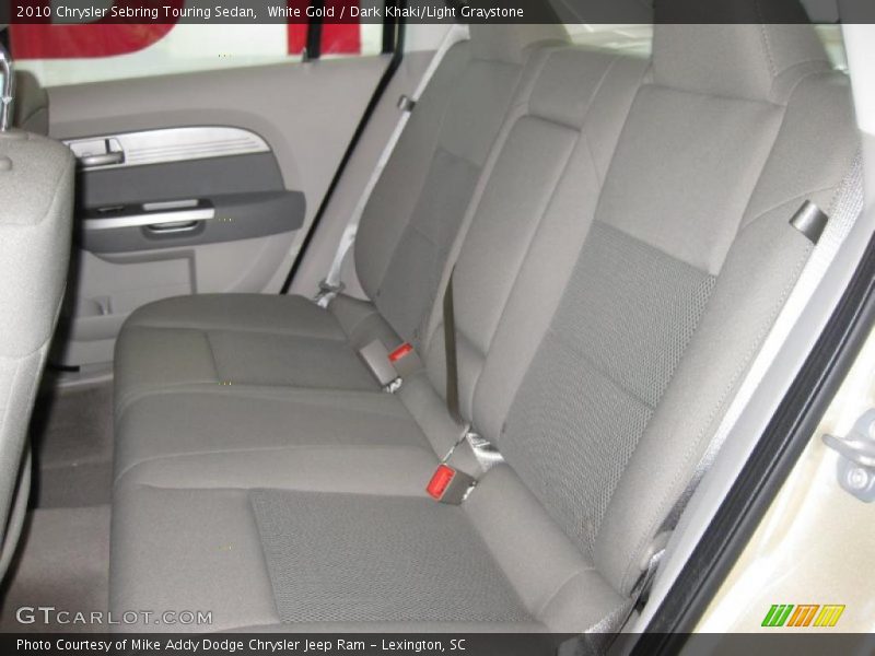 White Gold / Dark Khaki/Light Graystone 2010 Chrysler Sebring Touring Sedan