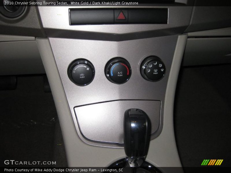 White Gold / Dark Khaki/Light Graystone 2010 Chrysler Sebring Touring Sedan