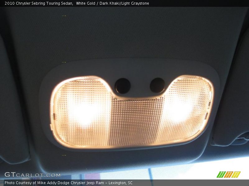 White Gold / Dark Khaki/Light Graystone 2010 Chrysler Sebring Touring Sedan