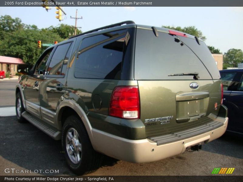 Estate Green Metallic / Medium Parchment 2005 Ford Expedition Eddie Bauer 4x4