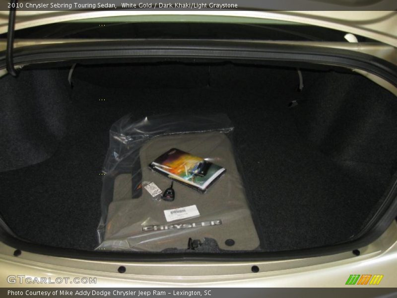 White Gold / Dark Khaki/Light Graystone 2010 Chrysler Sebring Touring Sedan