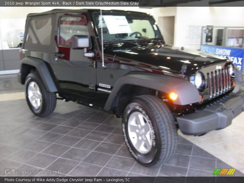 Black / Dark Slate Gray/Medium Slate Gray 2010 Jeep Wrangler Sport 4x4