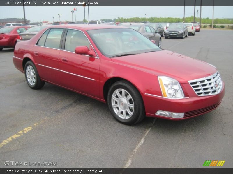 Crystal Red Tintcoat / Shale/Cocoa 2010 Cadillac DTS