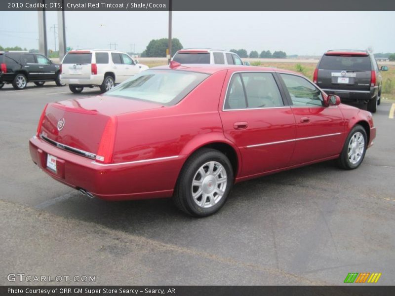 Crystal Red Tintcoat / Shale/Cocoa 2010 Cadillac DTS