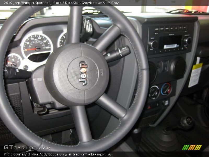 Black / Dark Slate Gray/Medium Slate Gray 2010 Jeep Wrangler Sport 4x4