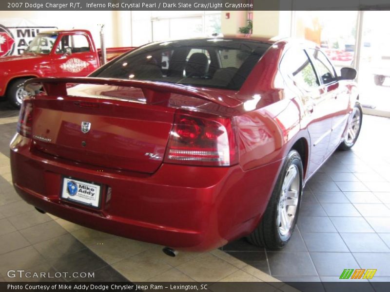 Inferno Red Crystal Pearl / Dark Slate Gray/Light Graystone 2007 Dodge Charger R/T