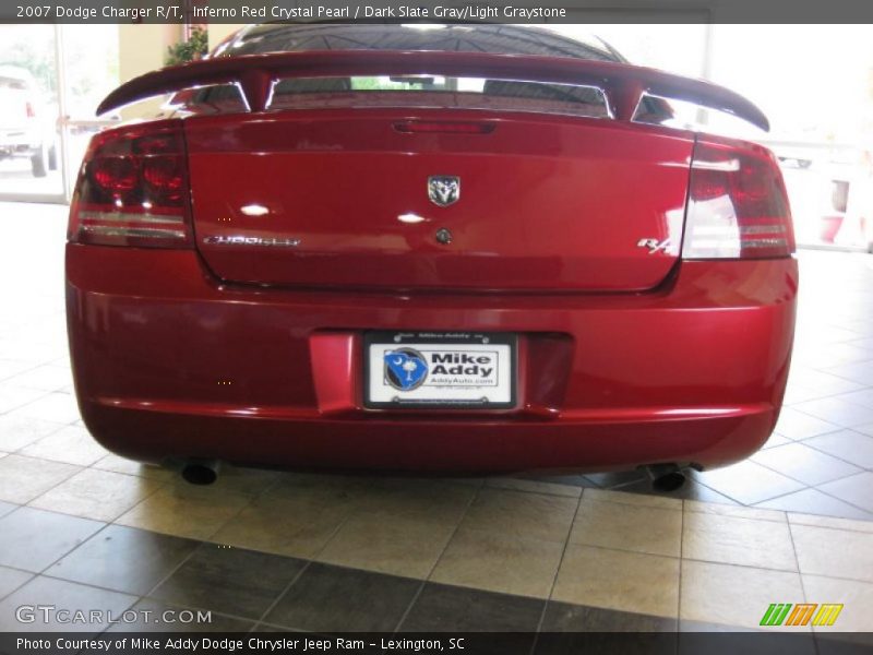 Inferno Red Crystal Pearl / Dark Slate Gray/Light Graystone 2007 Dodge Charger R/T