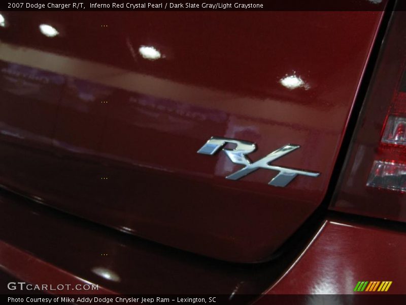 Inferno Red Crystal Pearl / Dark Slate Gray/Light Graystone 2007 Dodge Charger R/T