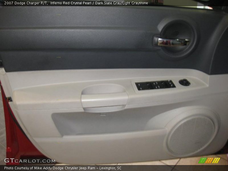 Inferno Red Crystal Pearl / Dark Slate Gray/Light Graystone 2007 Dodge Charger R/T