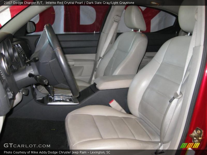 Inferno Red Crystal Pearl / Dark Slate Gray/Light Graystone 2007 Dodge Charger R/T