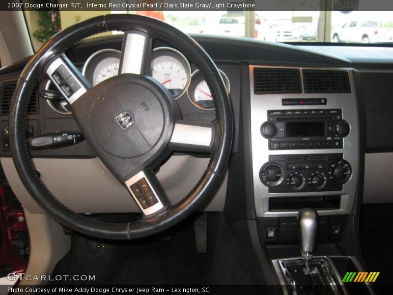 Inferno Red Crystal Pearl / Dark Slate Gray/Light Graystone 2007 Dodge Charger R/T