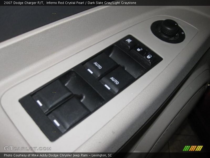 Inferno Red Crystal Pearl / Dark Slate Gray/Light Graystone 2007 Dodge Charger R/T