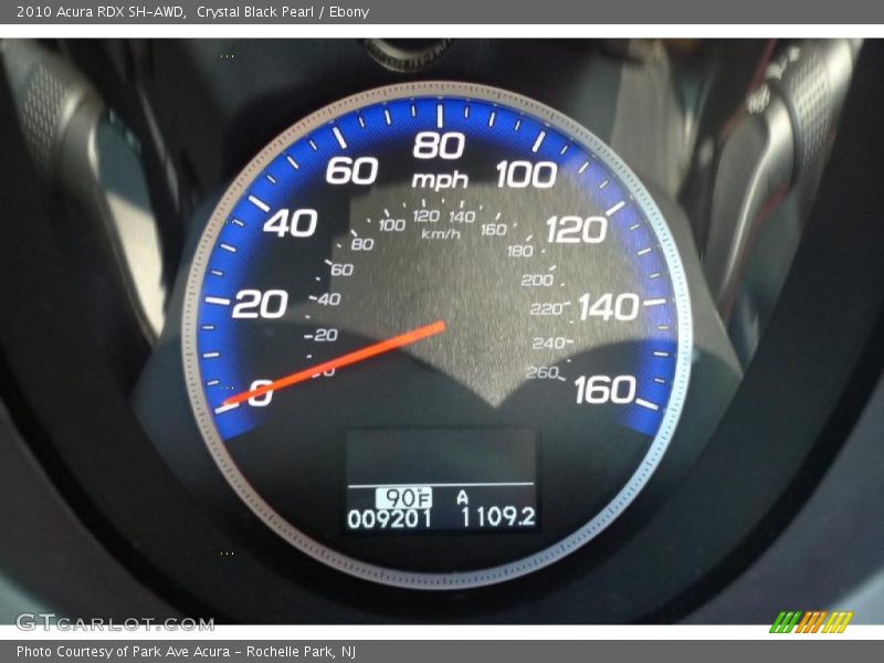 Crystal Black Pearl / Ebony 2010 Acura RDX SH-AWD