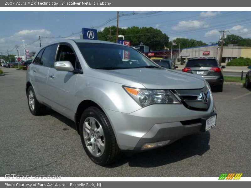 Billet Silver Metallic / Ebony 2007 Acura MDX Technology