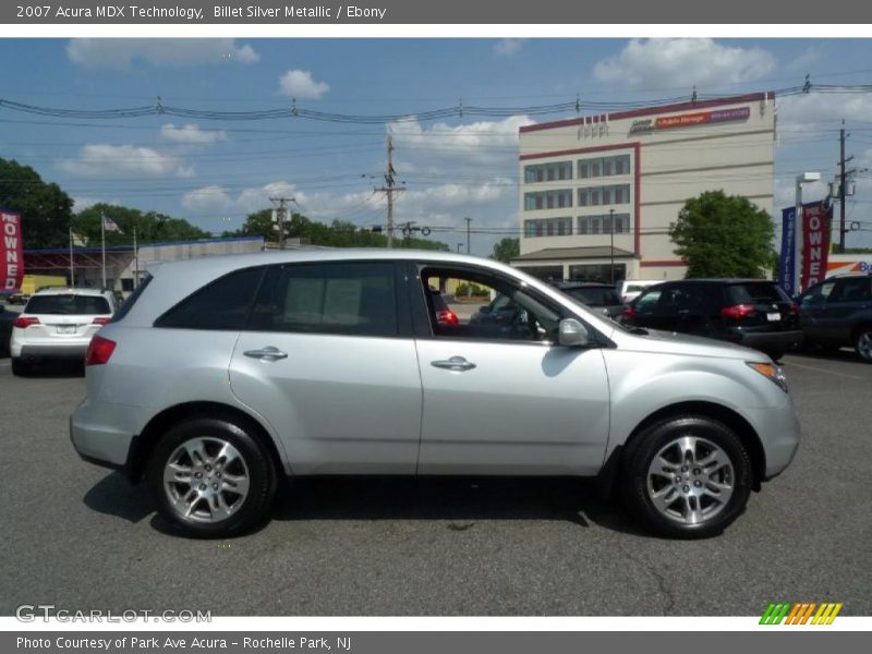 Billet Silver Metallic / Ebony 2007 Acura MDX Technology