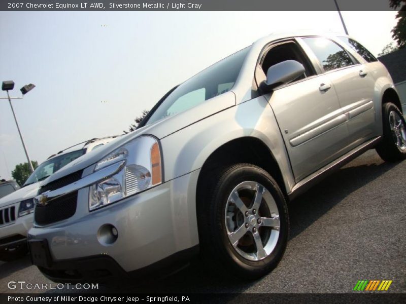Silverstone Metallic / Light Gray 2007 Chevrolet Equinox LT AWD