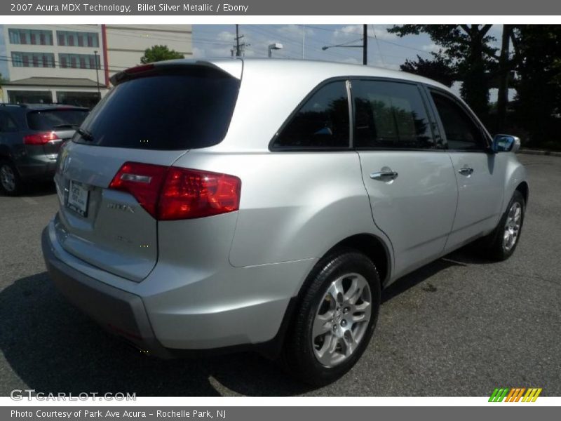 Billet Silver Metallic / Ebony 2007 Acura MDX Technology