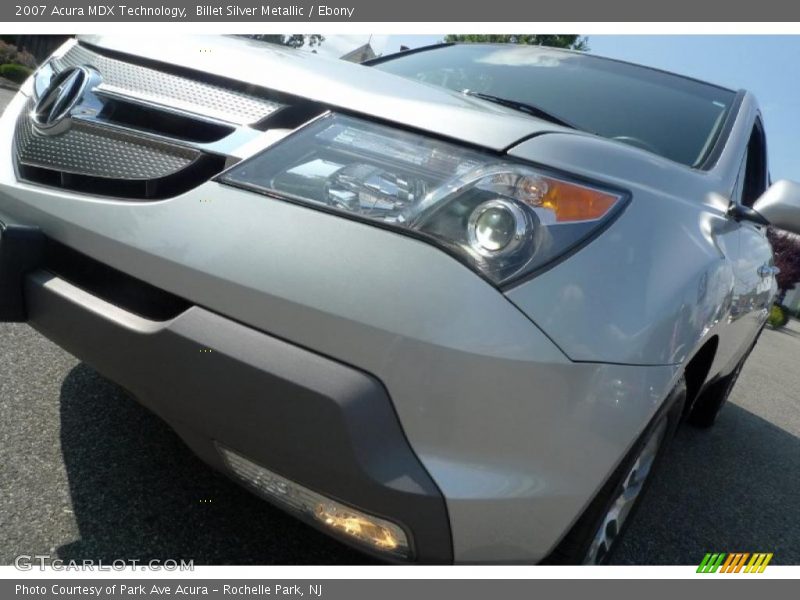 Billet Silver Metallic / Ebony 2007 Acura MDX Technology