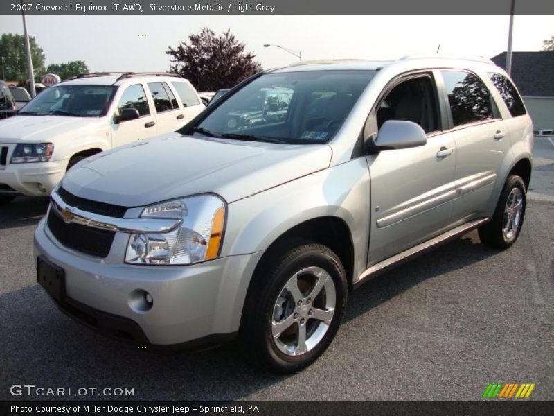 Silverstone Metallic / Light Gray 2007 Chevrolet Equinox LT AWD