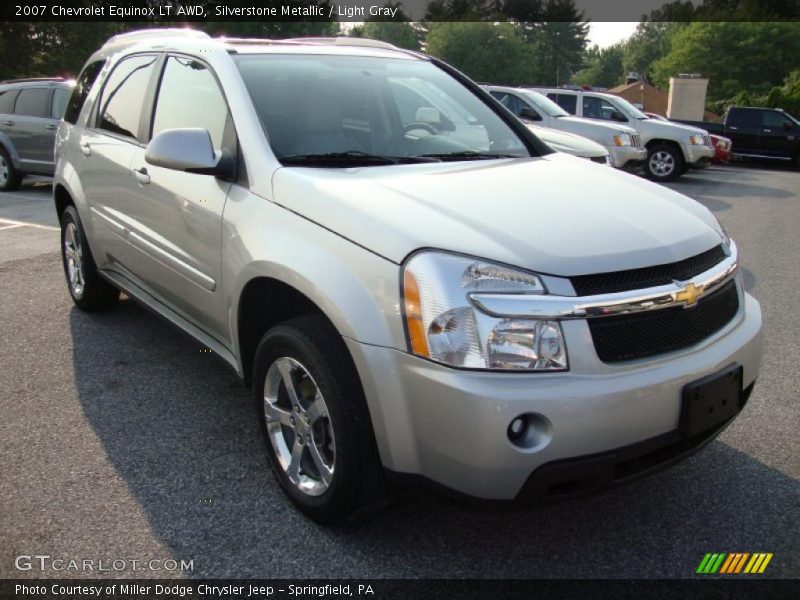 Silverstone Metallic / Light Gray 2007 Chevrolet Equinox LT AWD