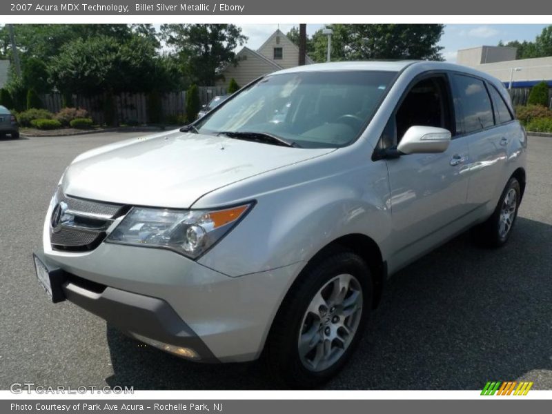 Billet Silver Metallic / Ebony 2007 Acura MDX Technology