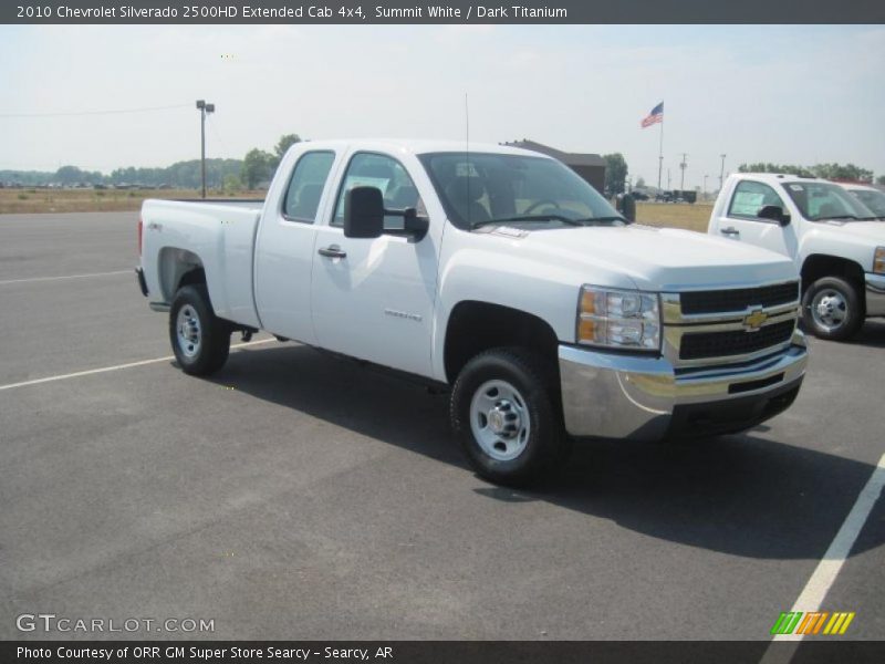 Summit White / Dark Titanium 2010 Chevrolet Silverado 2500HD Extended Cab 4x4