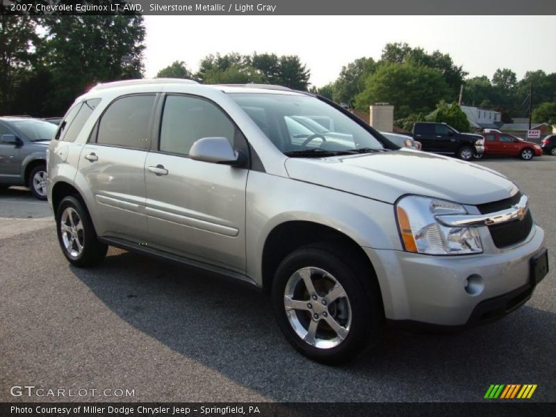 Silverstone Metallic / Light Gray 2007 Chevrolet Equinox LT AWD