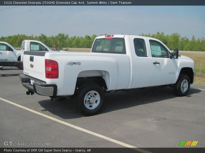Summit White / Dark Titanium 2010 Chevrolet Silverado 2500HD Extended Cab 4x4