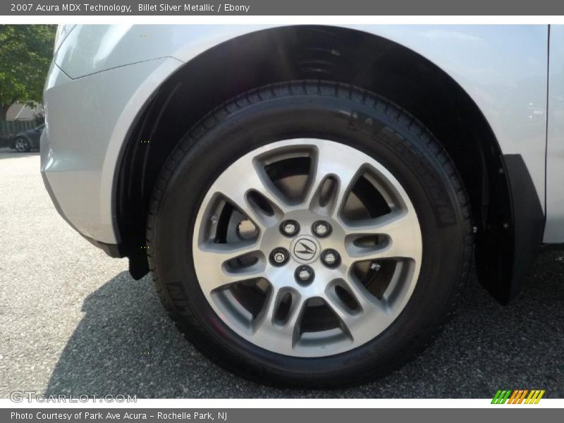 Billet Silver Metallic / Ebony 2007 Acura MDX Technology