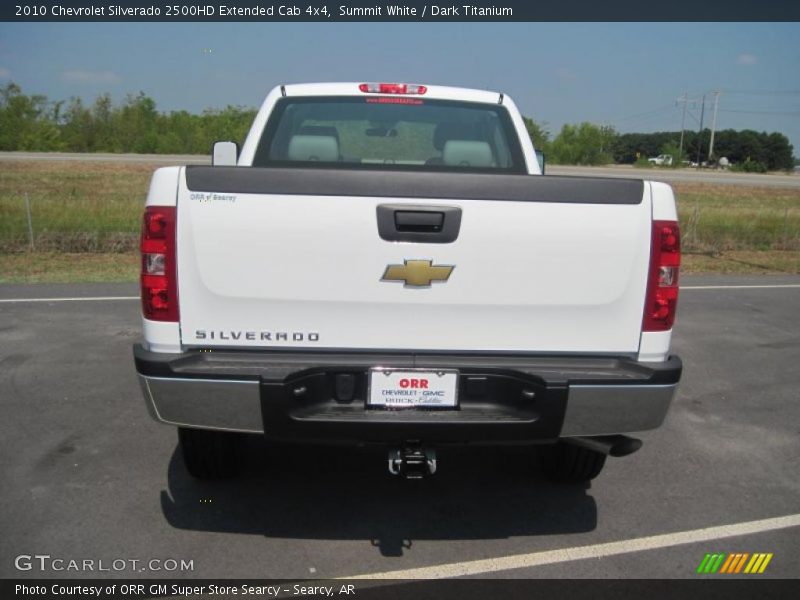 Summit White / Dark Titanium 2010 Chevrolet Silverado 2500HD Extended Cab 4x4