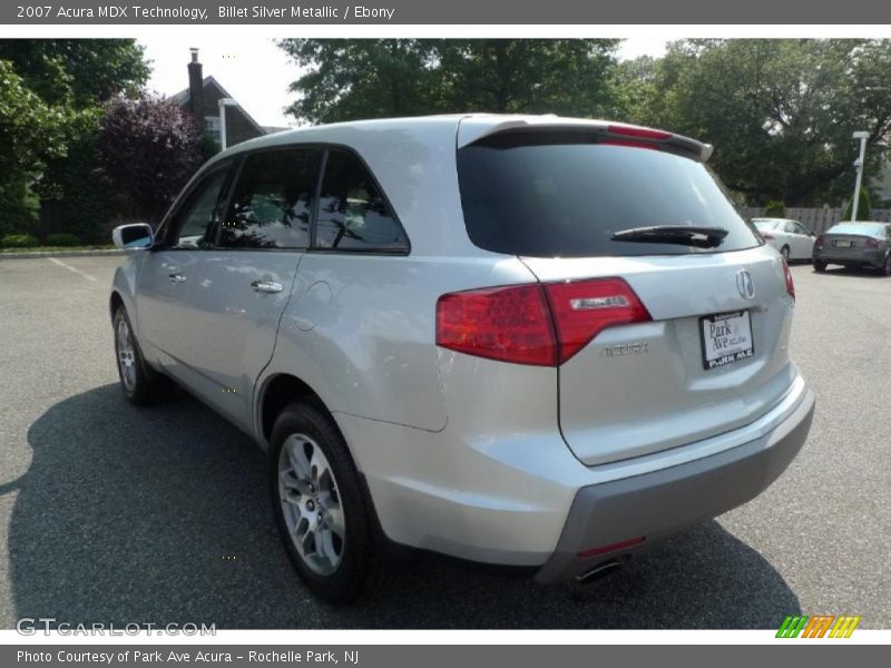 Billet Silver Metallic / Ebony 2007 Acura MDX Technology