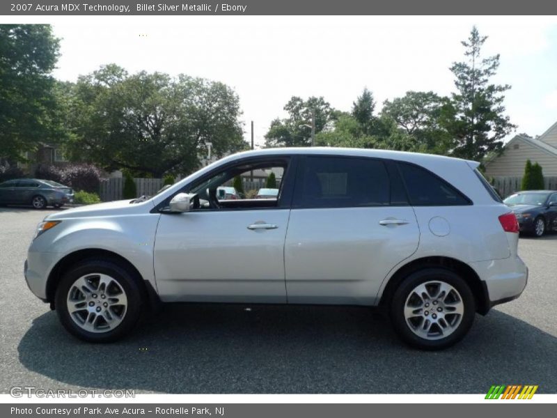 Billet Silver Metallic / Ebony 2007 Acura MDX Technology