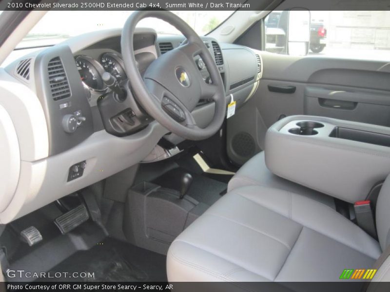 Summit White / Dark Titanium 2010 Chevrolet Silverado 2500HD Extended Cab 4x4