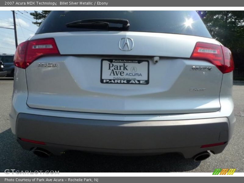 Billet Silver Metallic / Ebony 2007 Acura MDX Technology