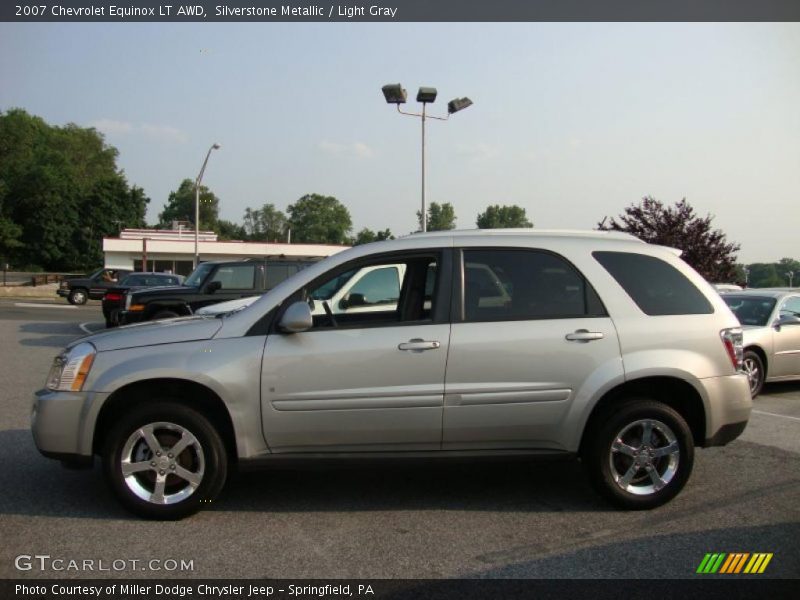 Silverstone Metallic / Light Gray 2007 Chevrolet Equinox LT AWD