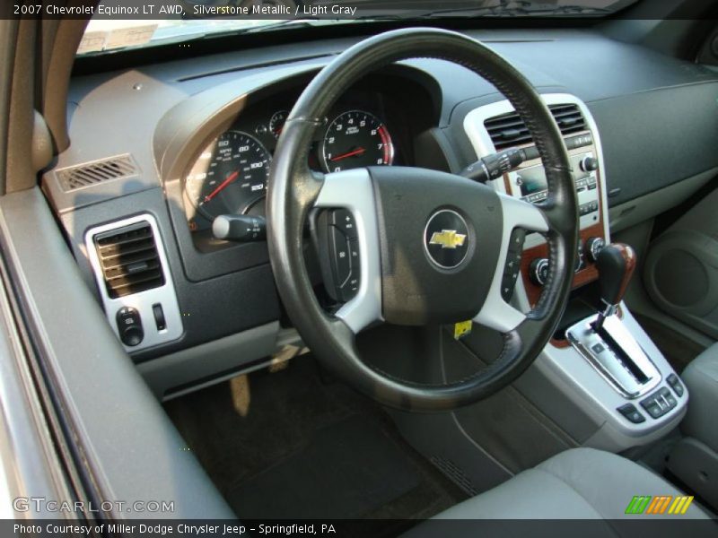 Silverstone Metallic / Light Gray 2007 Chevrolet Equinox LT AWD