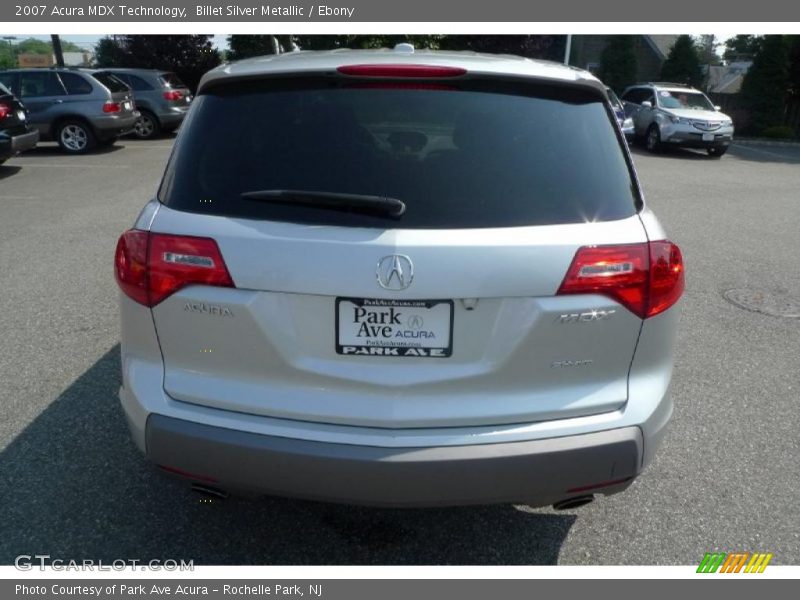 Billet Silver Metallic / Ebony 2007 Acura MDX Technology