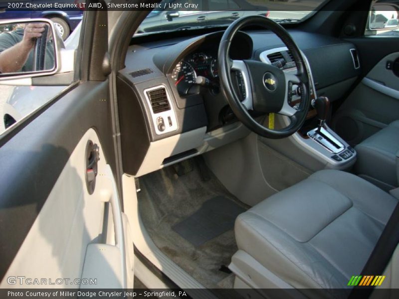 Silverstone Metallic / Light Gray 2007 Chevrolet Equinox LT AWD