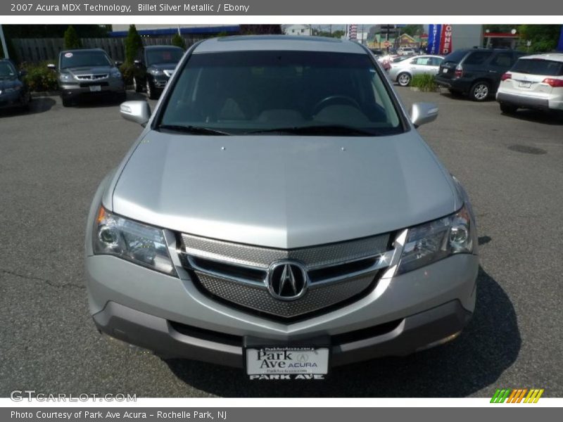 Billet Silver Metallic / Ebony 2007 Acura MDX Technology