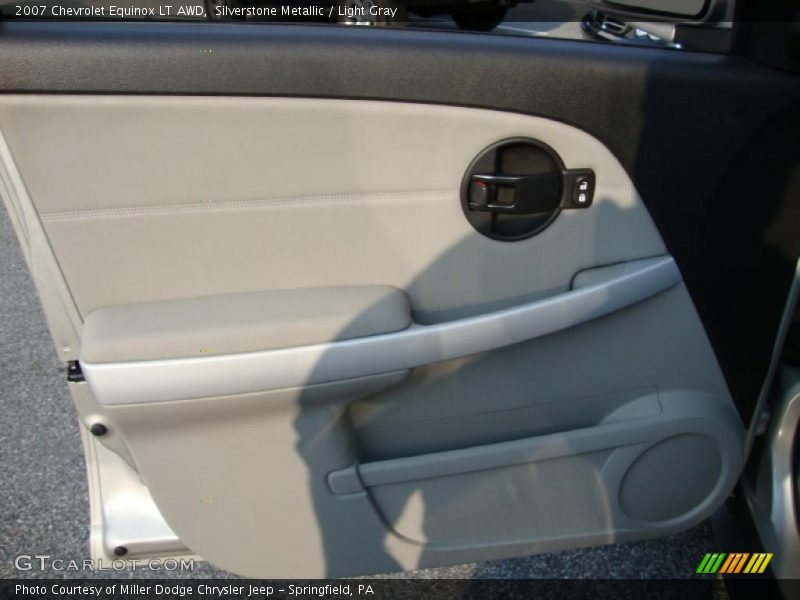 Silverstone Metallic / Light Gray 2007 Chevrolet Equinox LT AWD