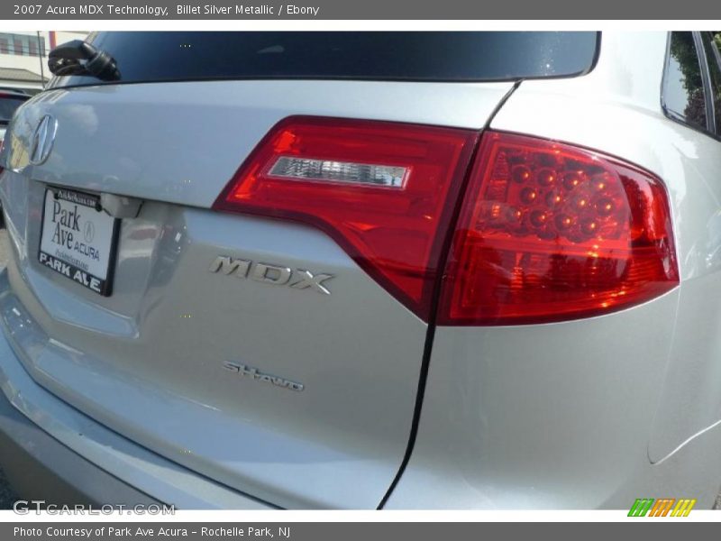 Billet Silver Metallic / Ebony 2007 Acura MDX Technology