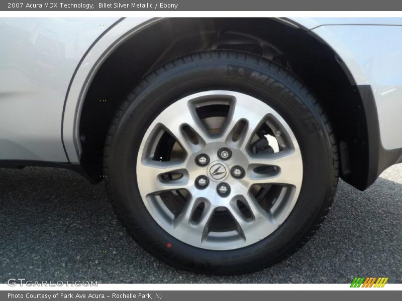 Billet Silver Metallic / Ebony 2007 Acura MDX Technology